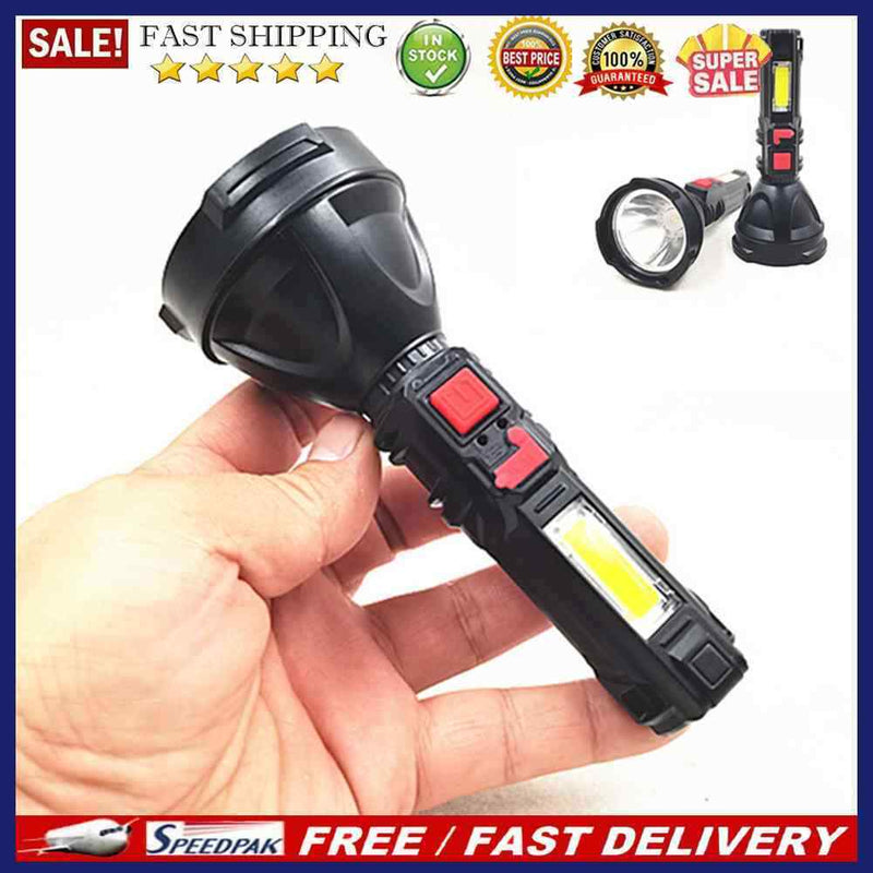 Portable COB LED Working Torch Lamp Multifunctional Fishing Emergency Flashlight