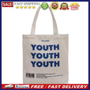 Fashion Letters Printing Canvas Shoulder Tote Bag Women Casual Large Handbags