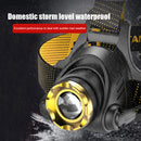 USB DC Charging LED Headlights Headmounted Flashlight Waterproof Lighting