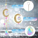 #A Wind Chime Crystal Light Catcher Metal Frame Lighting Ball Windbell Home Deco