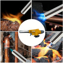 Flame Gun BBQ Cooking Butane Burner Welding Gas Torch Flamethrower (Yellow)