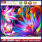 Oil Paint By Numbers Lotus Coloring Picture Digital Drawing