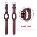 Replacement Strap for Redmi Watch 1/2/MI Watch Lite Watchband (Wine Red)