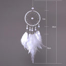 Handmade Dream Catchers with Spring Wall Car House Hanging Decor White