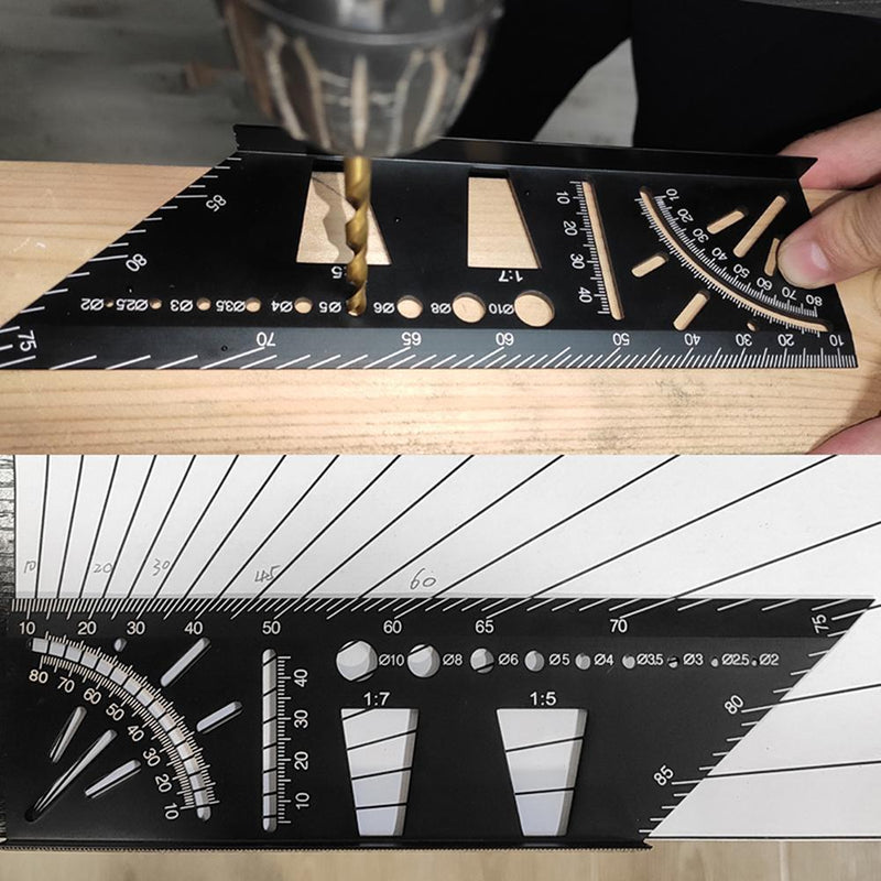 Woodworking Scriber Mark Line Gauge Dovetail Maker Template Guide Tool Newly