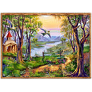 5D DIY Full Drill Diamond Painting Scenery Embroidery Craft Kit Home Decor Gi