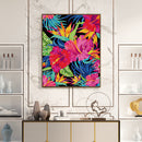 Flowers Leaves Oil Paint By Numbers Kit DIY Home Decoration Gift Wall Pictu