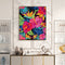 Flowers Leaves Oil Paint By Numbers Kit DIY Home Decoration Gift Wall Pictu