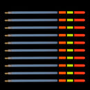 10x Fishing Float Transparent Pipe Drift Carp Feeder Floats Fishing Tackle Newly