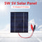 Outdoor Hiking Waterproof Solar Panel 5W Portable Solar Charger Power Bank