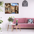 Florence River Oil Painting By Numbers Canvas Hand Painted Wall Art Home Decor