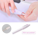 1 Set Unique Fashion Mini Nail Polisher Electric Grinder Pedicure Manicure