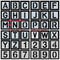 Decorative Embossing Template Alphabet Number  Scrapbooking Layering Stencils