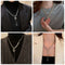 Exquisite Adjustable Luxury  ? Metallic Wind Necklace D Letter Fashion Jewelry