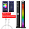 Rechargeable RGB 40 LED Voice-Activated Pickup Rhythm Strip Light (Black) Newly