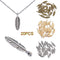 DIY Finding Jewelry Bracelet Beads Necklace Pendant Small Charm Feather Leaf