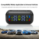 AN-10C Solar Car TPMS Tire Pressure Monitoring System (Red+Blue Internal)