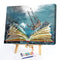 Ship in Book Oil Paint By Numbers Kit DIY Acrylic Painting on Canvas Framel