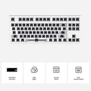Programmable RGB Mechanical Keyboard for Flesports MK870 Hot Swappable Accessory