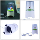 Mini Portable USB Powered 2.0 CH Speaker with LED Light for Notebook PC