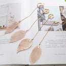 Pendant Student Gift Tassel Pagination Mark Creative Book Clip Leaves Bookmark