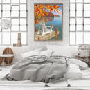 30x40cm 5D DIY Full Round Drill Diamond Painting Autumn Lakeside Home Art D