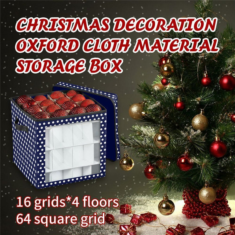 Detachable Multifunctional Oxford Cloth Storage Box Foldable Christmas Ball