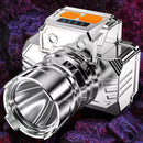 IPX4 Waterproof Safety Headlight Torch 200LM Camping Headlight USB Rechargeable