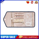 Jewelry Storage Bag Foldable Jewelry Case Durable Polyester Bag (Dark Blue)