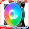 COOLMOON 12cm Chassis Cooling Fan 5 Colors LED Lighting Large 4Pin Heatsink
