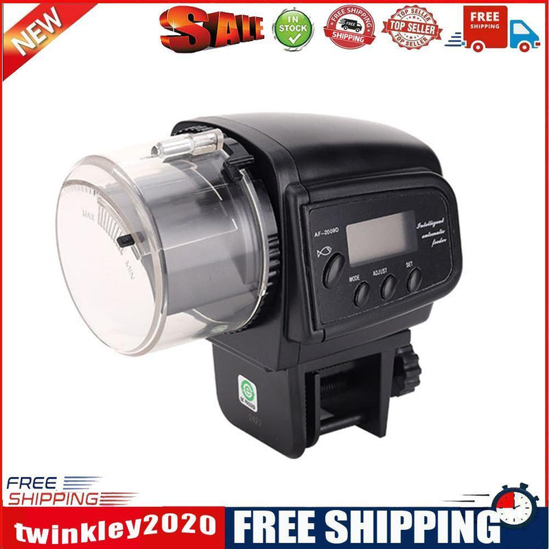 Automatic Fish Tank Feeder Aquarium LCD Indicate Feeding Machine (AF2009D)