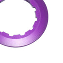 Cassette Lockring 7075 Aluminum 11T Lock Ring for MTB Road Bike (Purple) Newly
