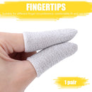 2x Breathable Game Controller Finger Cover Sweat Proof Thumb Sleeve (A) Newly