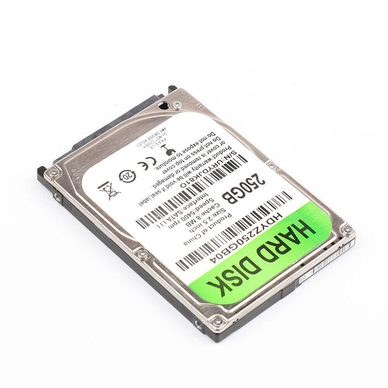 250GB Internal HDD 2.5 inch SATA III 5400RPM Hard Drive for Laptop Computer