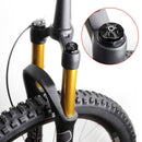 Dustproof MTB Front Fork Cap Bicycle Air Gas Valve Protective Cover (Black)