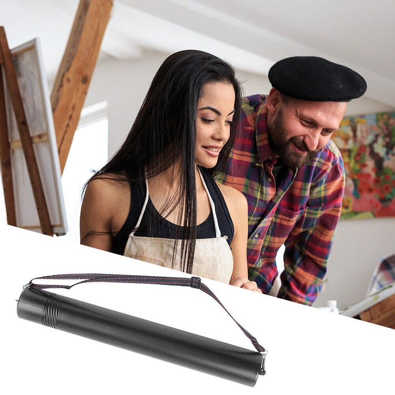 Flexible Plastic Telescopic Document Painting Drawing Art Paper Storage Tube Box