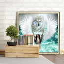 Diamond Painting Kits Full Round Angel and Wolf DIY Wall Arts Home Decor