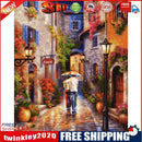 Couple in Alley Oil Paint By Numbers Kit DIY Acrylic Painting on Canvas