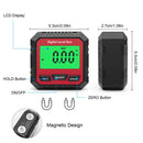 Bevel 360 Degree Digital Protractor Inclinometer Magnetic Base Measuring Tools