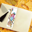 2pcs 5D DIY Diamond Painting Leather Bookmark Special-shaped Drill Book Mar