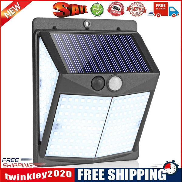 238LED Solar Wall Lamp Waterproof Motion Sensor Outdoor Garden Decor Light