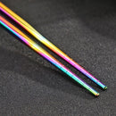 Stainless Steel Chopsticks Tableware Antiskid Food Sticks (Camouflage) Newly