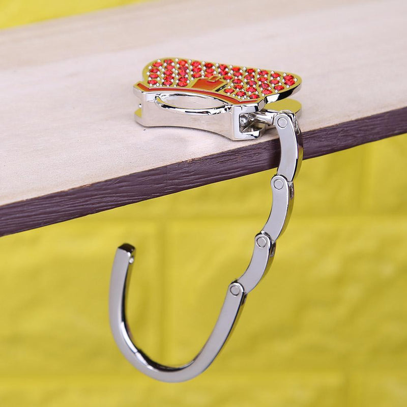 Wallet Handbag Hanger Hook Holder Portable Folding Bag Table Hake