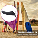 9in Surfing Tail Fin Removable Paddle Rudder Surfboard Stabilizer (Black) Newly