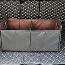Tidying Leather Trunk Bag Cargo Storage Organizer Container Car Trunk Organizer