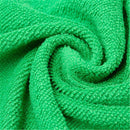 10pcs Green Microfiber Towel Car Cleaning Wash Drying Detailing Cloth No Scratch