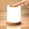 LED Colorful Touch Control Night Light Dimmable USB Rechargeable RGB Table Lamp