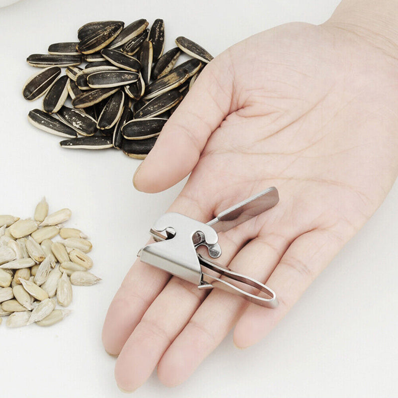 Stainless Steel Nut Sheller Nut Pincers Melon Seed Opener Kitchen Tool (S)