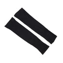 2pcs Outdoor Sport Arm Sleeves Breathable Anti UV Cycling Elbow Pad (Black)