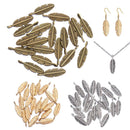Earrings Accessories Necklace Pendant Small Charm Feather Leaf Bracelet Beads